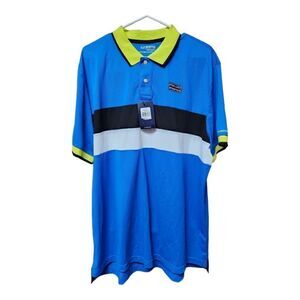 1401 - Chaps Sports Performance Men’s Polo Shirt royal blue XXL NWT